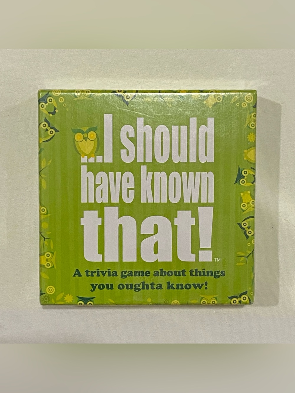 I Should Have Known That! Trivia Game - Green